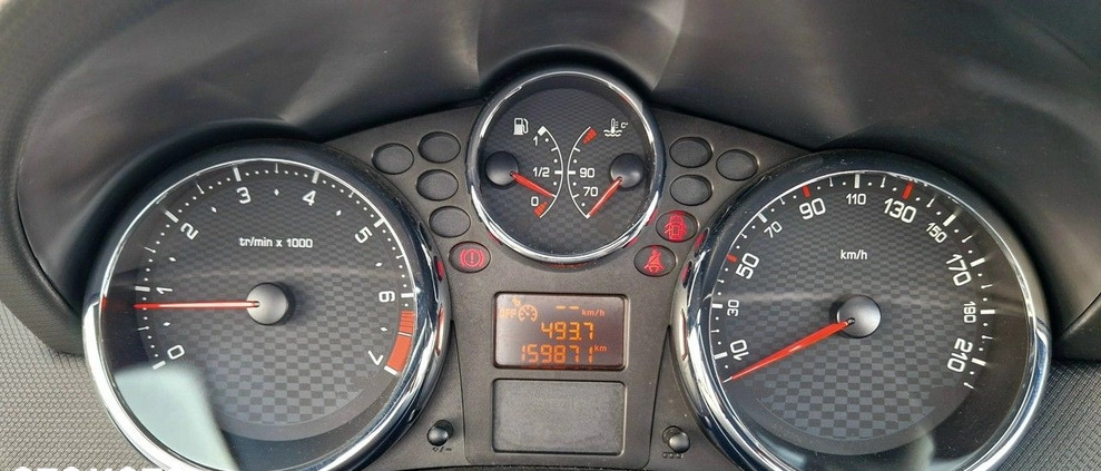 Peugeot 207 CC cena 21999 przebieg: 150000, rok produkcji 2012 z Szlichtyngowa małe 667